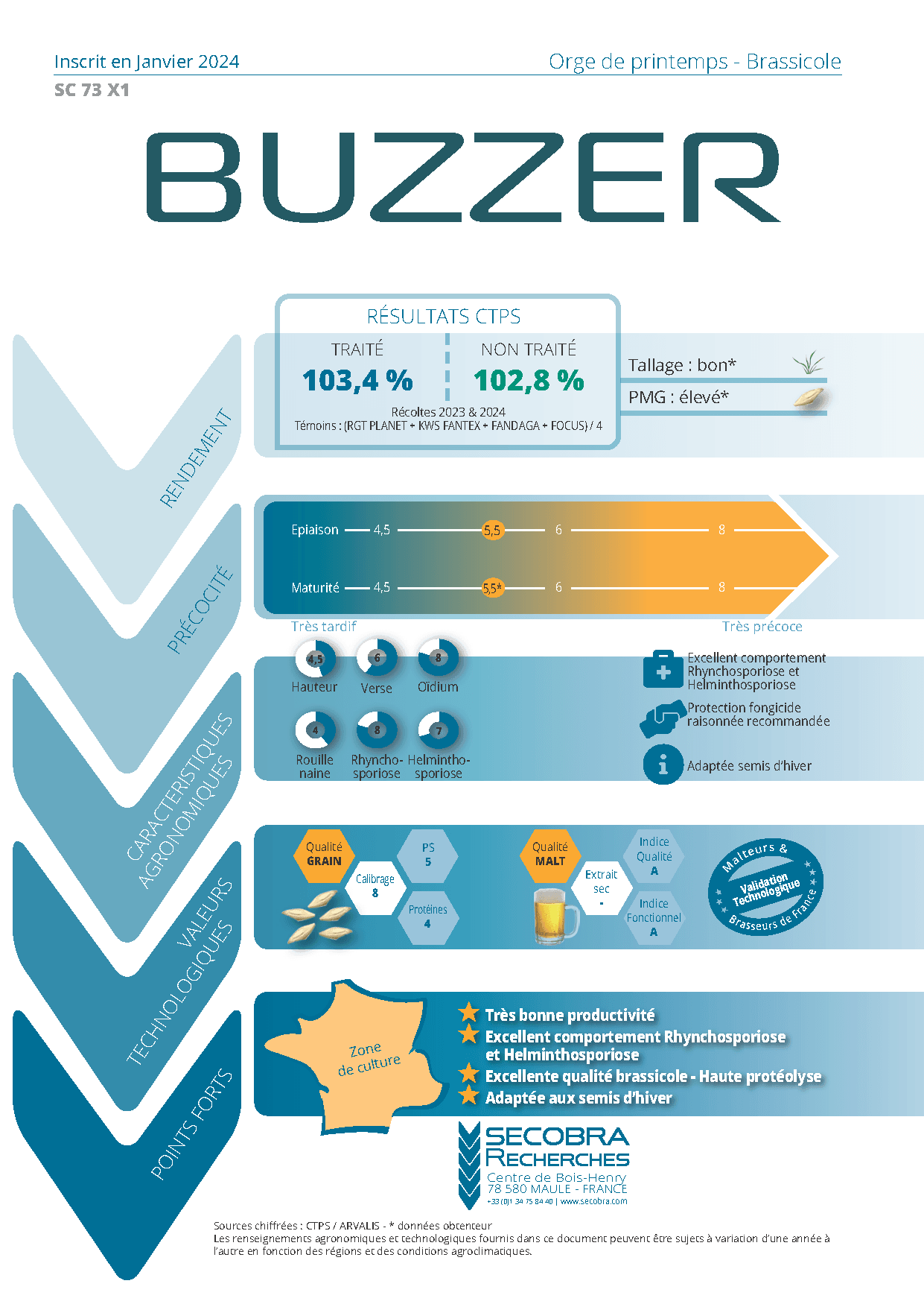 BUZZER - Orge de printemps | brassicole